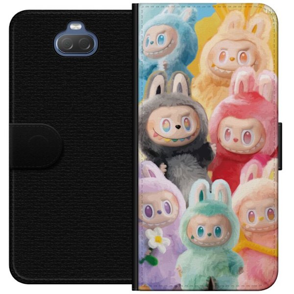 Sony Xperia 10 Tegnebogsetui Labubu Skitse Stil