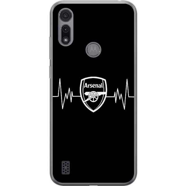 Motorola Moto E6i Läpinäkyvä kuori Arsenal