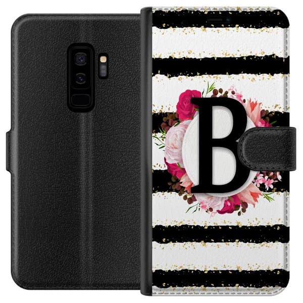 Kompatibel Tegnebogsetui til Samsung Galaxy S9+ Bogstaven B