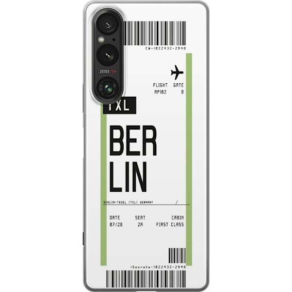 Sony Xperia 1 V Gjennomsiktig deksel Berlin