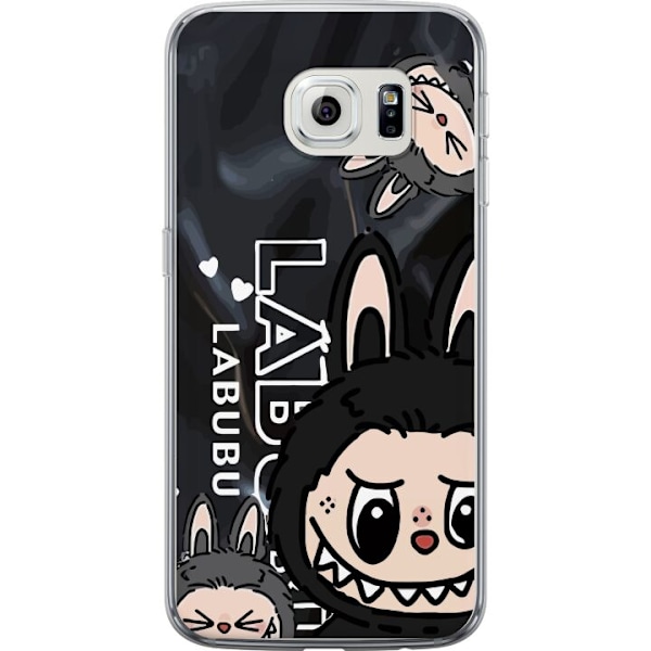 Samsung Galaxy S6 edge Läpinäkyvä kuori <nl>Labubu Black En