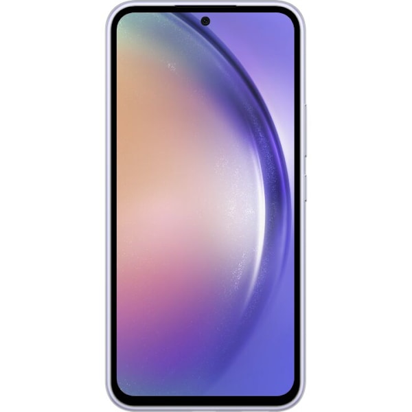 Samsung Galaxy A54 Gennemsigtig cover Blomster Blå...
