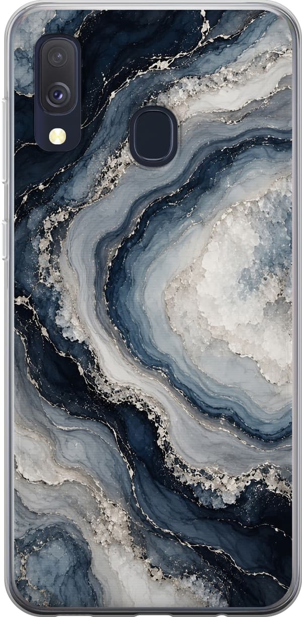 Kompatibelt Mobildeksel til Samsung Galaxy A40 Nattagat blå