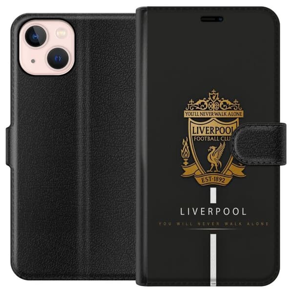 Kompatibel Tegnebogsetui til Apple iPhone 13 Liverpool L.F.C.