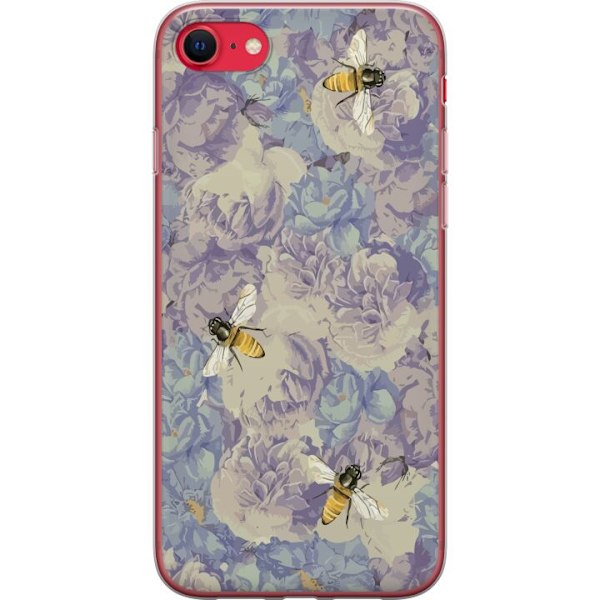 Apple iPhone 16e Gennemsigtig cover Blomster