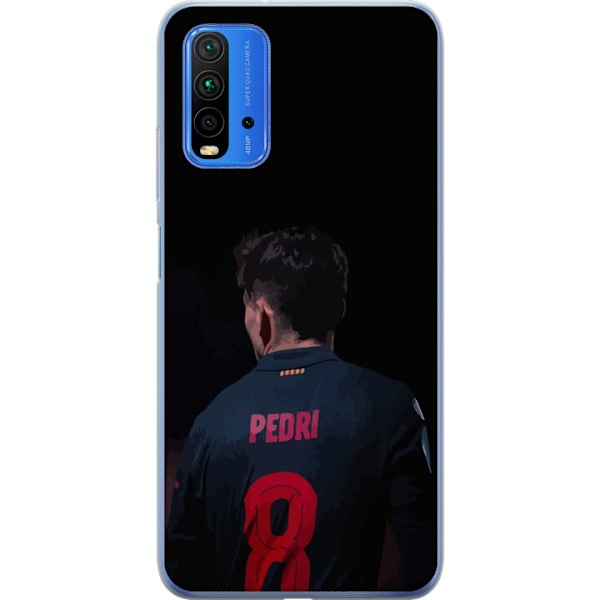 Xiaomi Redmi 9T Gjennomsiktig deksel Pedri FC Barcelona Fotbal