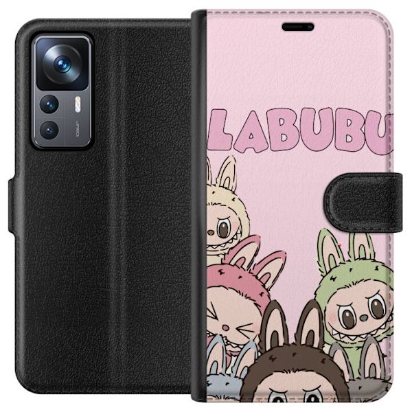 Xiaomi 12T Lompakkokotelo Labubu Pop Mart Hahmot Keräilykohteet Suosittu Hahmosarja Suunnittelu Pop Mart Leikkikalutaide Aihe