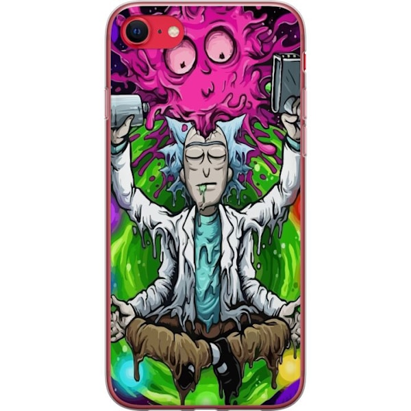 Apple iPhone SE 2025 / 16E Genomskinligt Skal Rick and Morty