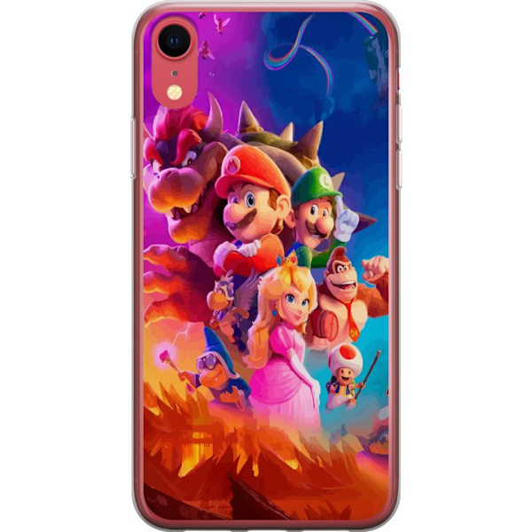 Apple iPhone XR Läpinäkyvä kuori Super Mario Bros