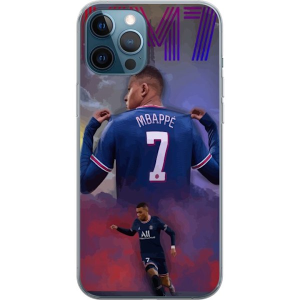 Apple iPhone 12 Pro Gennemsigtig cover Kylian Mbappé