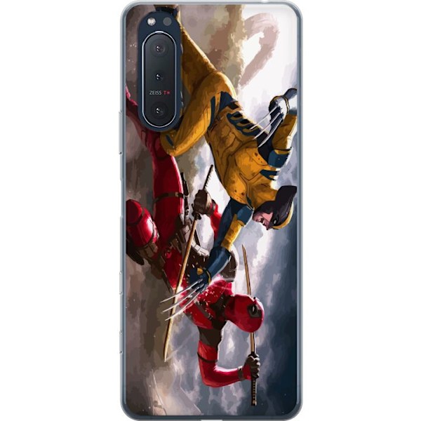 Sony Xperia 5 II Genomskinligt Skal Wolverine Deadpool