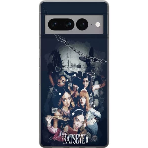 Kompatibelt Mobilskal till Google Pixel 7 Pro KATSEYE svart