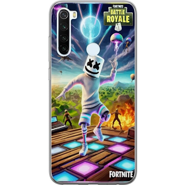 Xiaomi Redmi Note 8 Läpinäkyvä kuori Fortnite