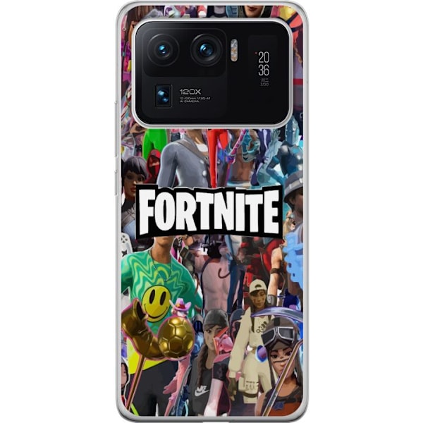 Xiaomi Mi 11 Ultra Gjennomsiktig deksel Fortnite