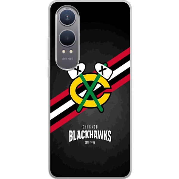 OnePlus Nord CE4 Lite Genomskinligt Skal Chicago Blackhawks (N