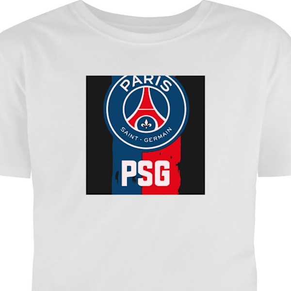 Barn-T-shirt | Bekväm T-shirt för Barn Paris Saint-Germain F vit 12-13 År