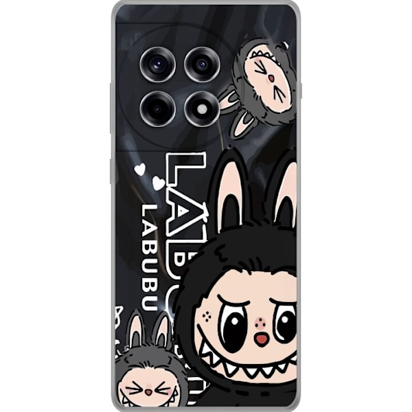 OnePlus 12R Läpinäkyvä kuori <nl>Labubu Black Energy - Must
