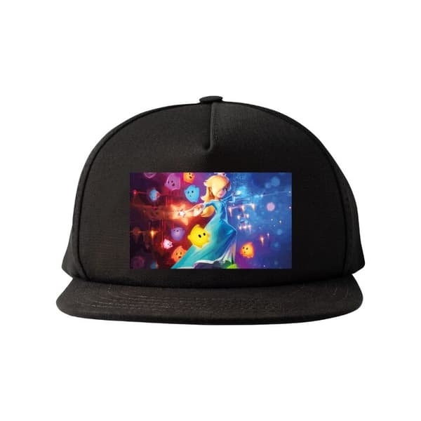 Snapback-lippalakki musta one size