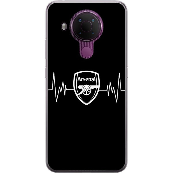 Nokia 5.4 Gennemsigtig cover Arsenal