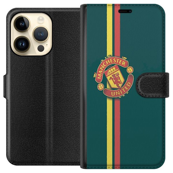 Apple iPhone 14 Pro Lompakkokotelo Manchester United F.C.