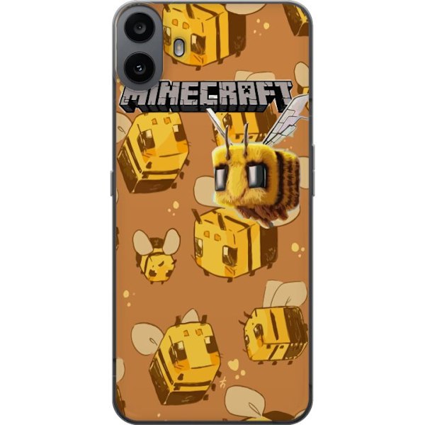 Nothing CMF Phone 1 Läpinäkyvä kuori Minecraft Bi