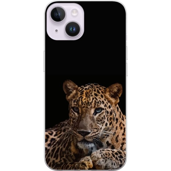 Apple iPhone 14 Plus Gennemsigtig cover Leopard