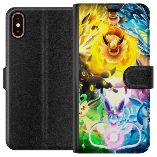 Yhteensopiva Lompakkokotelo Apple iPhone X Pokemon