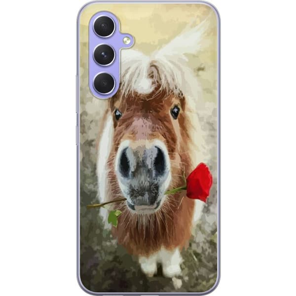 Kompatibelt Mobildeksel til Samsung Galaxy A54 Pony med ros