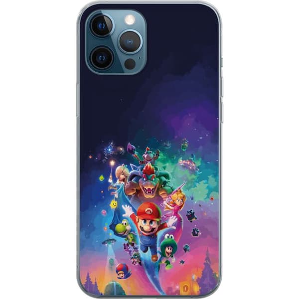 Kompatibelt Mobildeksel til Apple iPhone 12 Pro GSuper Mario flerfarget