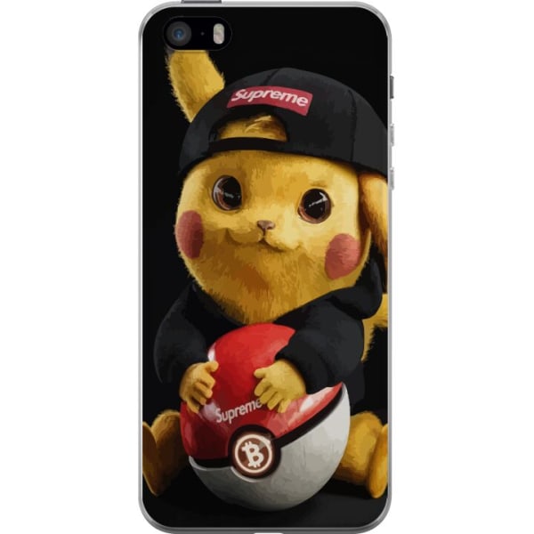 Apple iPhone SE (2016) Läpinäkyvä kuori Pikachu Supreme