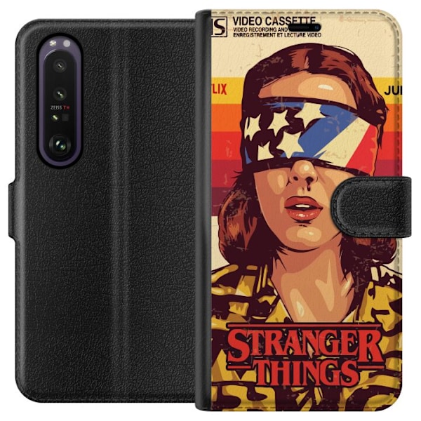 Sony Xperia 1 III Plånboksfodral Stranger Things VHS