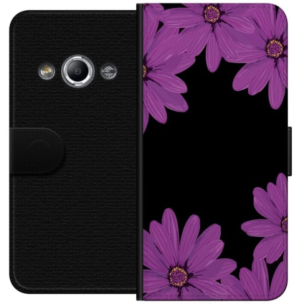 Samsung Galaxy Xcover 3 Tegnebogsetui Blomsterarrangement