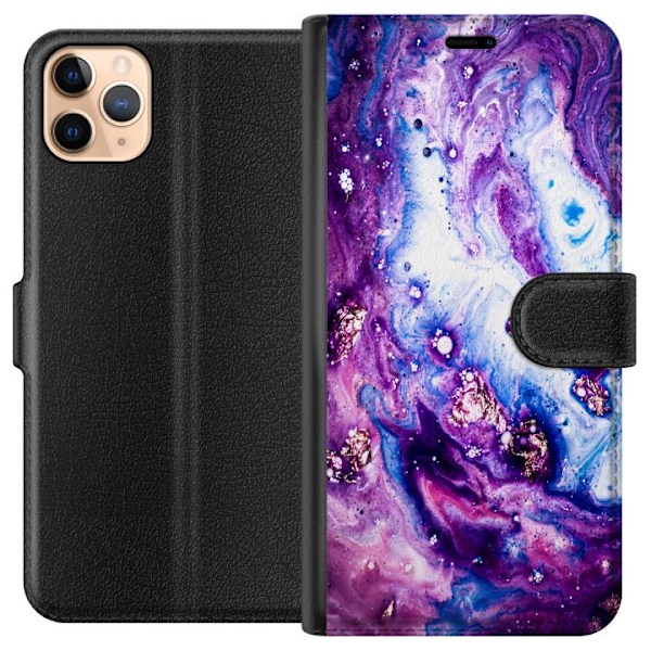 Apple iPhone 11 Pro Max Tegnebogsetui Galakse Marmor