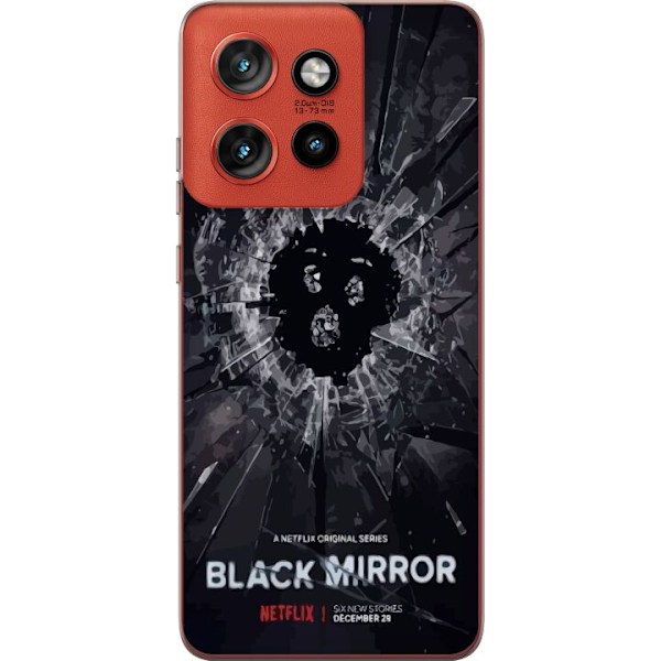 Motorola Edge 50 Neo Gennemsigtig cover Black Mirror Sci-Fi Ne