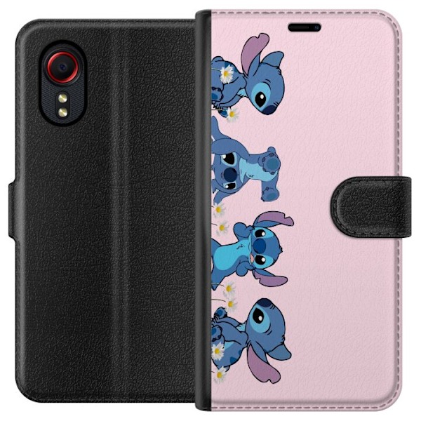 Samsung Galaxy Xcover 5 Lompakkokotelo  Stitch Nauru & Leikki