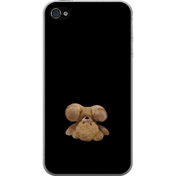 Apple iPhone 4s Genomskinligt Skal Upp och ner björn