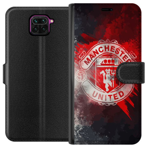 Xiaomi Redmi Note 9 Lompakkokotelo Manchester United FC
