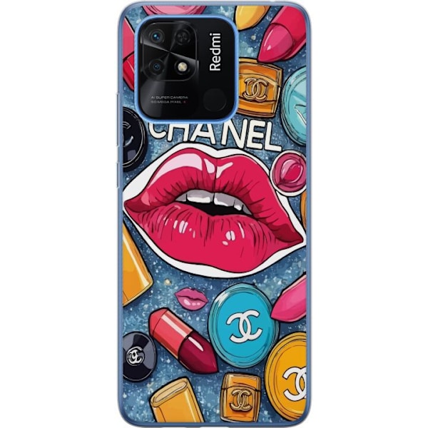 Xiaomi Redmi 10C Gjennomsiktig deksel Chanel Lips