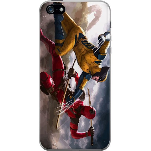 Apple iPhone 5 Genomskinligt Skal Wolverine Deadpool