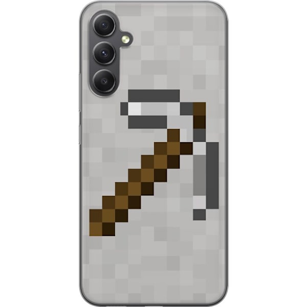 Samsung Galaxy A24 4G Läpinäkyvä kuori Minecraft Työkalut