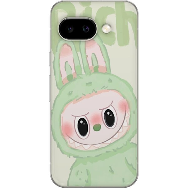 Google Pixel 9a Läpinäkyvä kuori Pop mart labubu
