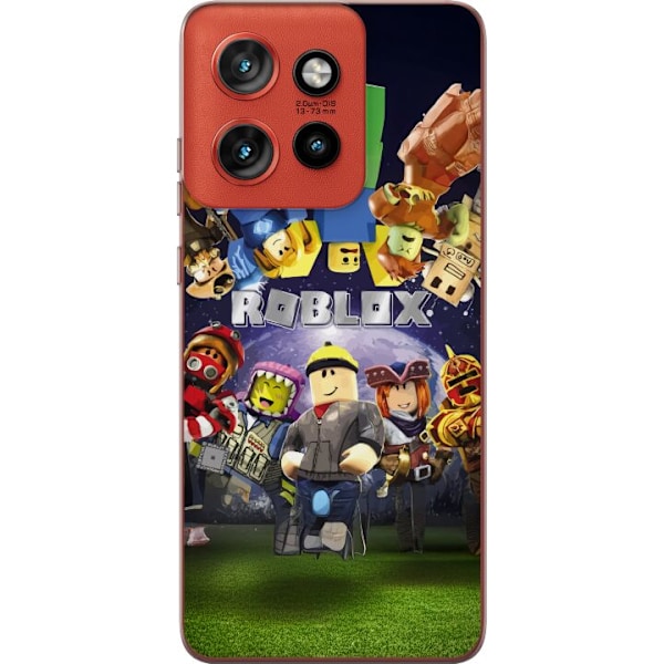 Motorola Edge 50 Neo Läpinäkyvä kuori Roblox Maailma - Pelaamisseikkailu Lapsille ja Nuorille