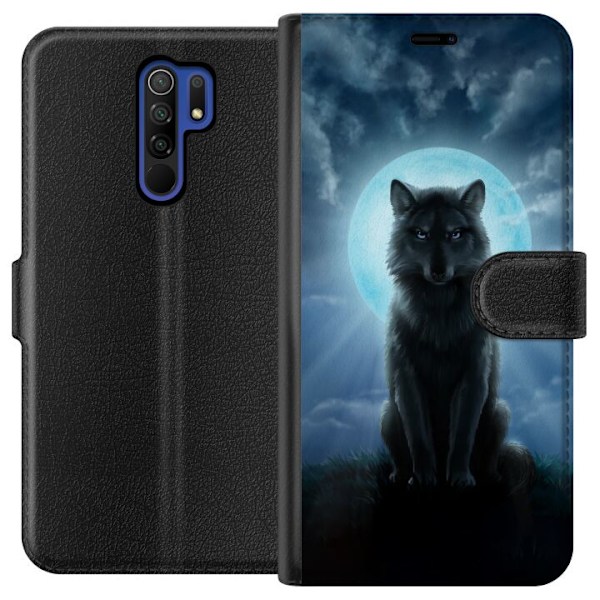 Xiaomi Redmi 9 Tegnebogsetui Ulv