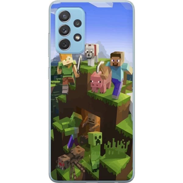 Kompatibelt Mobilskal till Samsung Galaxy A52 5G MineCraft