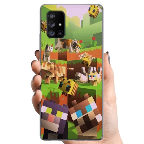 Samsung Galaxy A71 5G TPU Mobilcover MineCraft