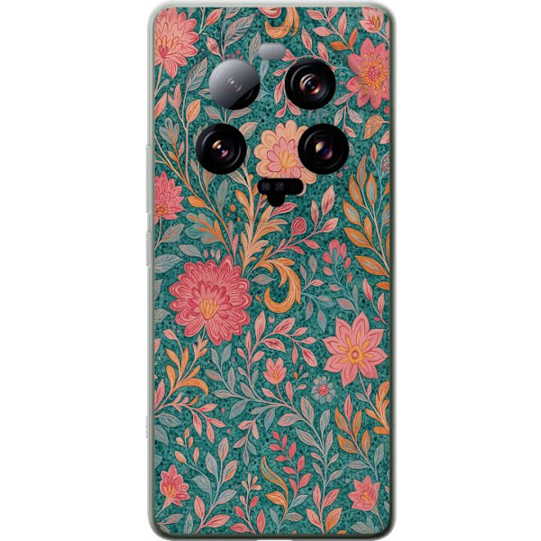 Xiaomi 13 Ultra Genomskinligt Skal Floral Dream
