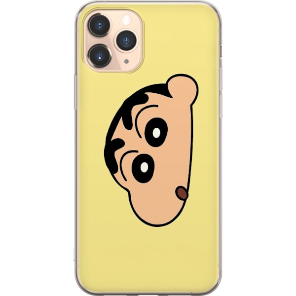 Apple iPhone 11 Pro Genomskinligt Skal Peeking Shinchan