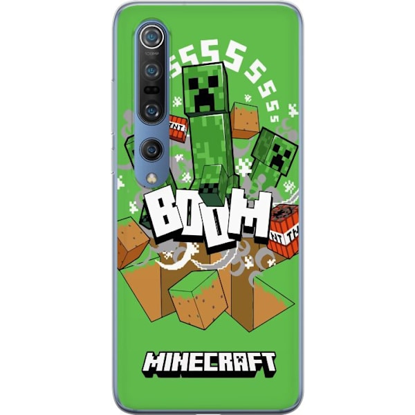 Xiaomi Mi 10 Pro 5G Gennemsigtig cover Minecraft Boom