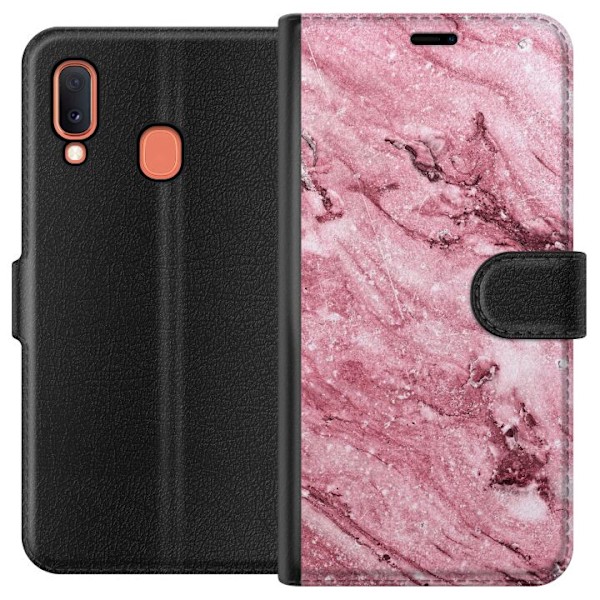 Samsung Galaxy A20e Tegnebogsetui rosa