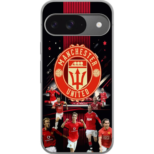 Google Pixel 9 Pro Gjennomsiktig deksel Manchester United F.C.